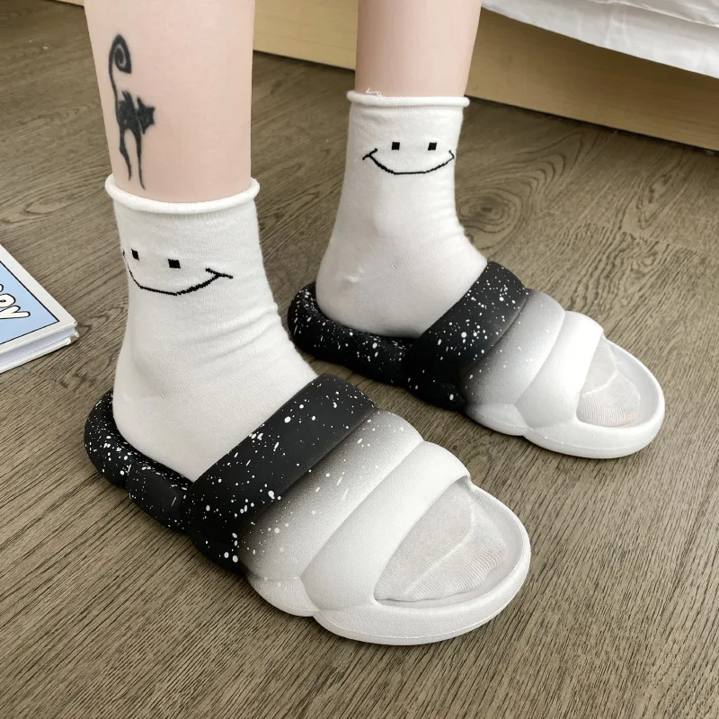 

Тапочки женские домашние, плоская подошва, Нескользящие, нейтральные, для пар, модные шлепанцы, большие размеры