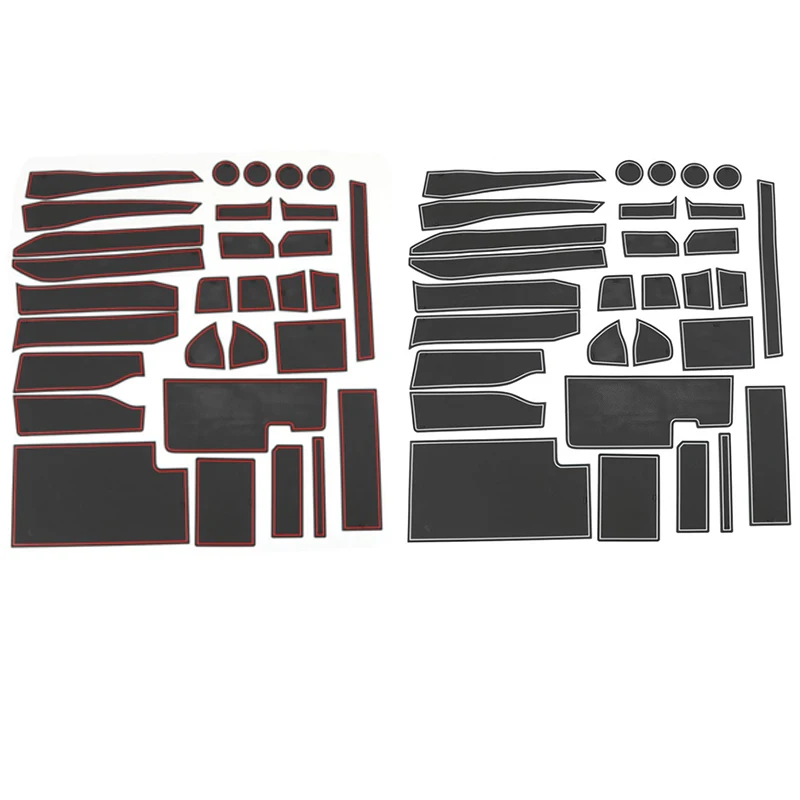 

30Pcs Dust Door Mats for Ford F150 2017-2020 Car Water Cup Interior