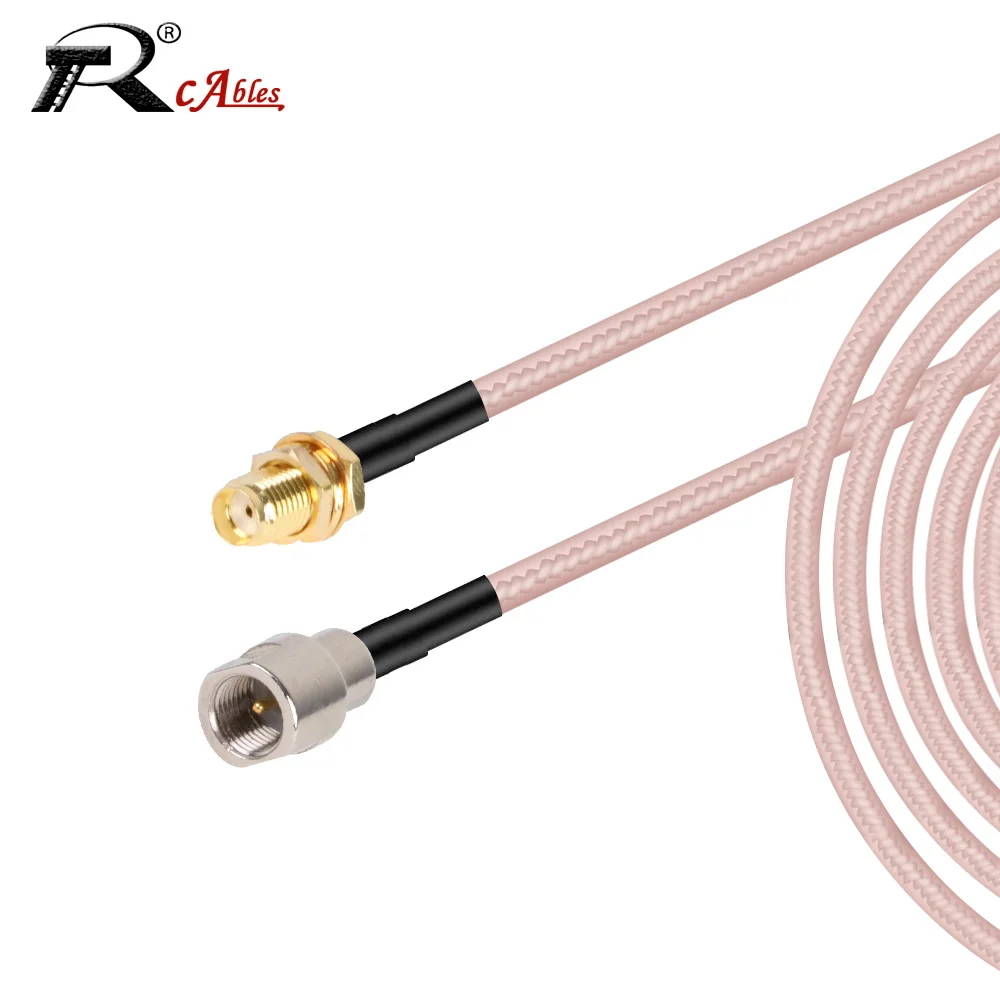 

Коаксиальный кабель-удлинитель с разъемом SMA и штекером F RG316, 10 см, 15 см, 20 см, 30 см, 50 см