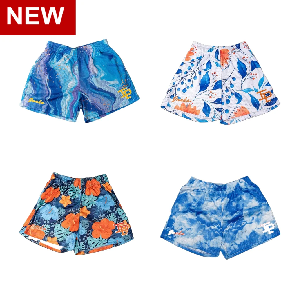 

New Inaka Power Shorts Men Women Classic Inaka Shorts New York GYM Basketball Running Shorts Mesh Bohemia Fashion IP Short Pants