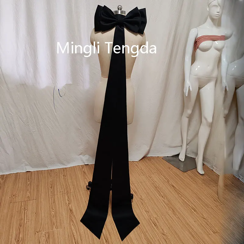 Mingli Tengda пятно отдельный красный галстук-бабочка свадебные узлы съемные ремни-глушители с булавками аксессуары пояс невесты шарф на липучке (art.: 3920cdaf33803) - 3920cdaf33803