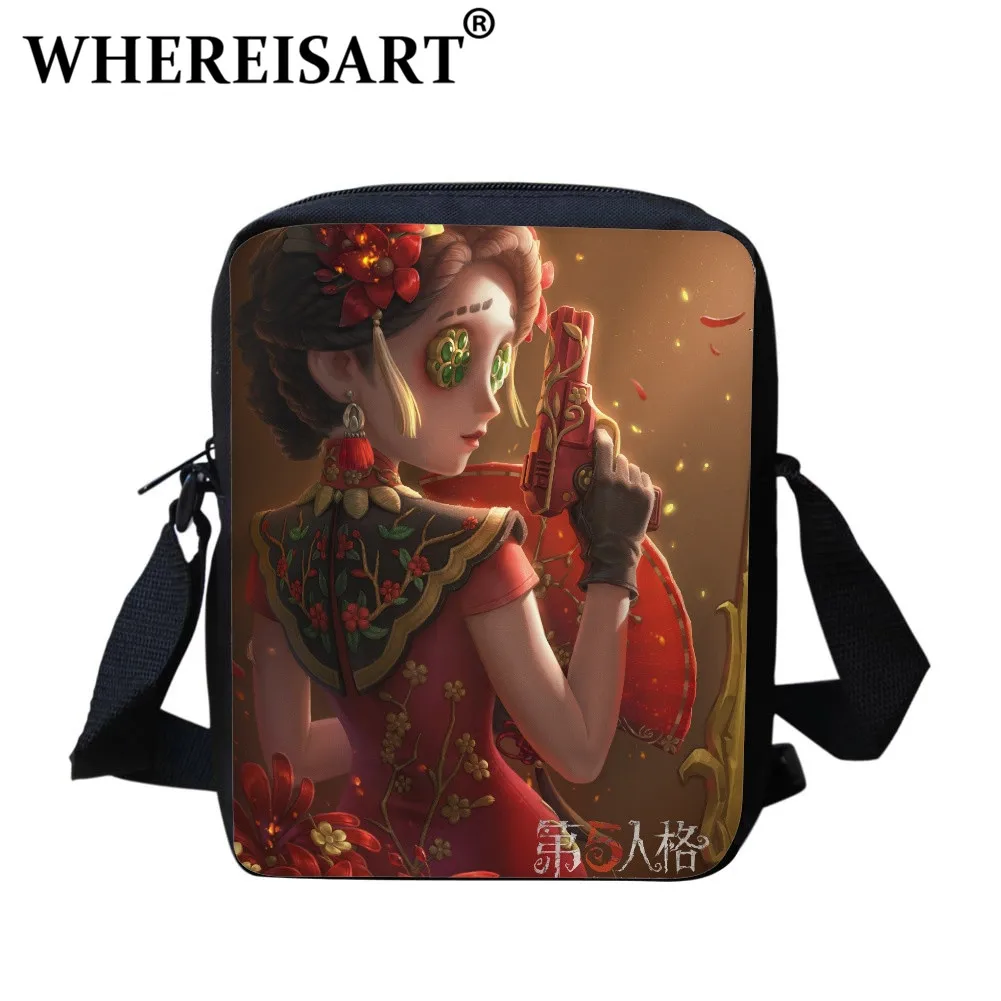 

WHEREISART Popular Game Identity 5 Shoulder Bag For Unisex Exquisite Travel Crossbody Bag Newest Teenager Messenger Bag Tote Bag
