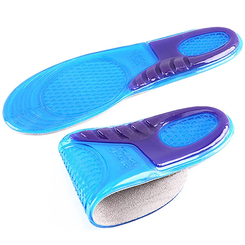 

Insoles Arch Support Gel Men's and women's silicone massage inserts Sports Running shock-absorbing Gel Inserts Elastic Silica