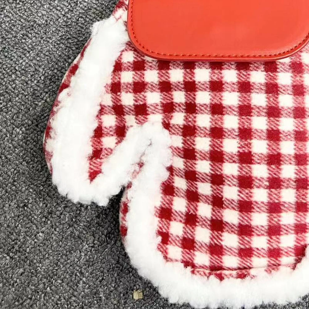 Женская сумка-Кроссбоди в шотландскую клетку