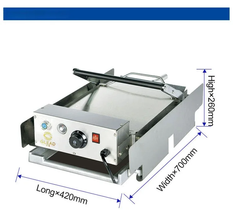 Новый электрический тостер для булочек Glead электрические булочки гамбургеры