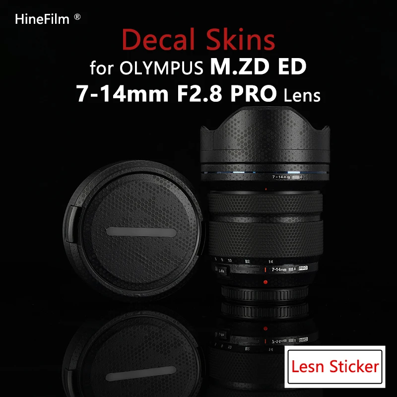 

Olympus 7-14 2.8 Lens Decal Skin Wrap Film for Olympus M.ZUIKO DIGITAL ED 7-14mm F2.8 PRO Lens Protector Cover Wrap Sticker