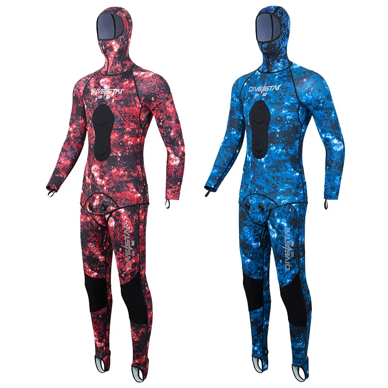 New 2pcs Quick-drying Sui Spearfishing Suit with Chest Pad Jump Hunting Diving Suit for 0.5mm Surfing Snorkel Diving Wetsuit