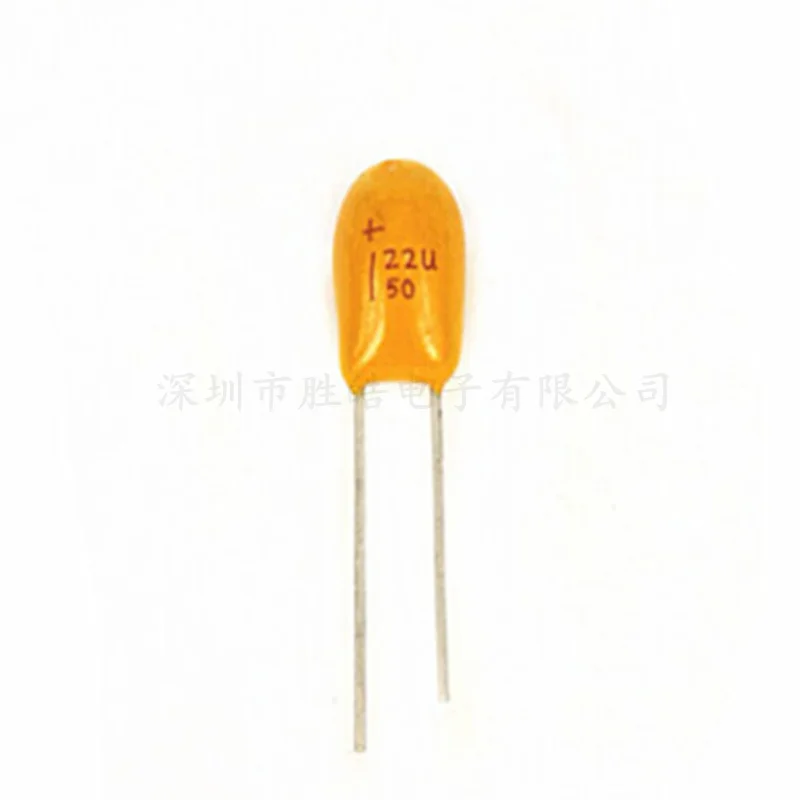 

5piece New Goods Tantalum Capacitor 22uF 50V 226 Brand New 50V22uF DIP High Quality