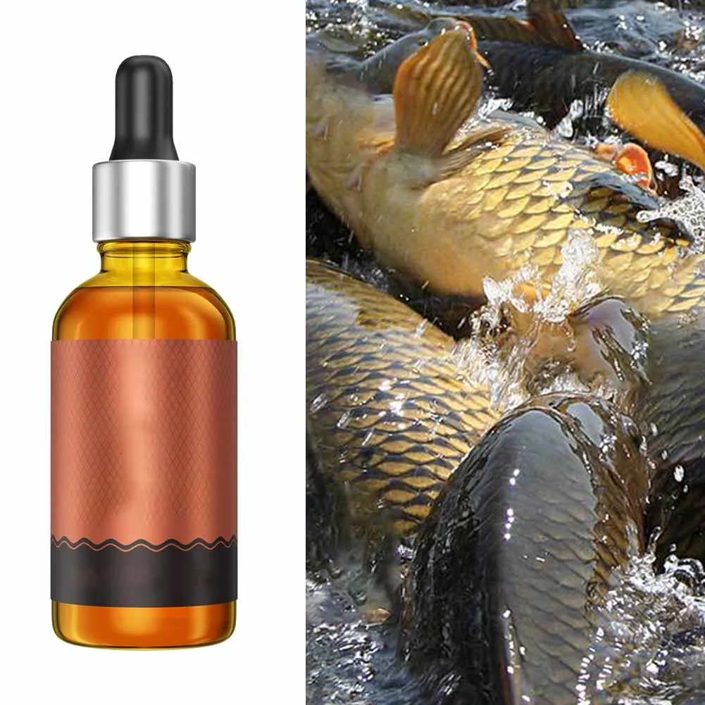 

50ml Fish Attractant Lures Baits Concentrate Fishing Scent Liquid Additive Crucian Carp Freshwater Fish Accessories Flavour