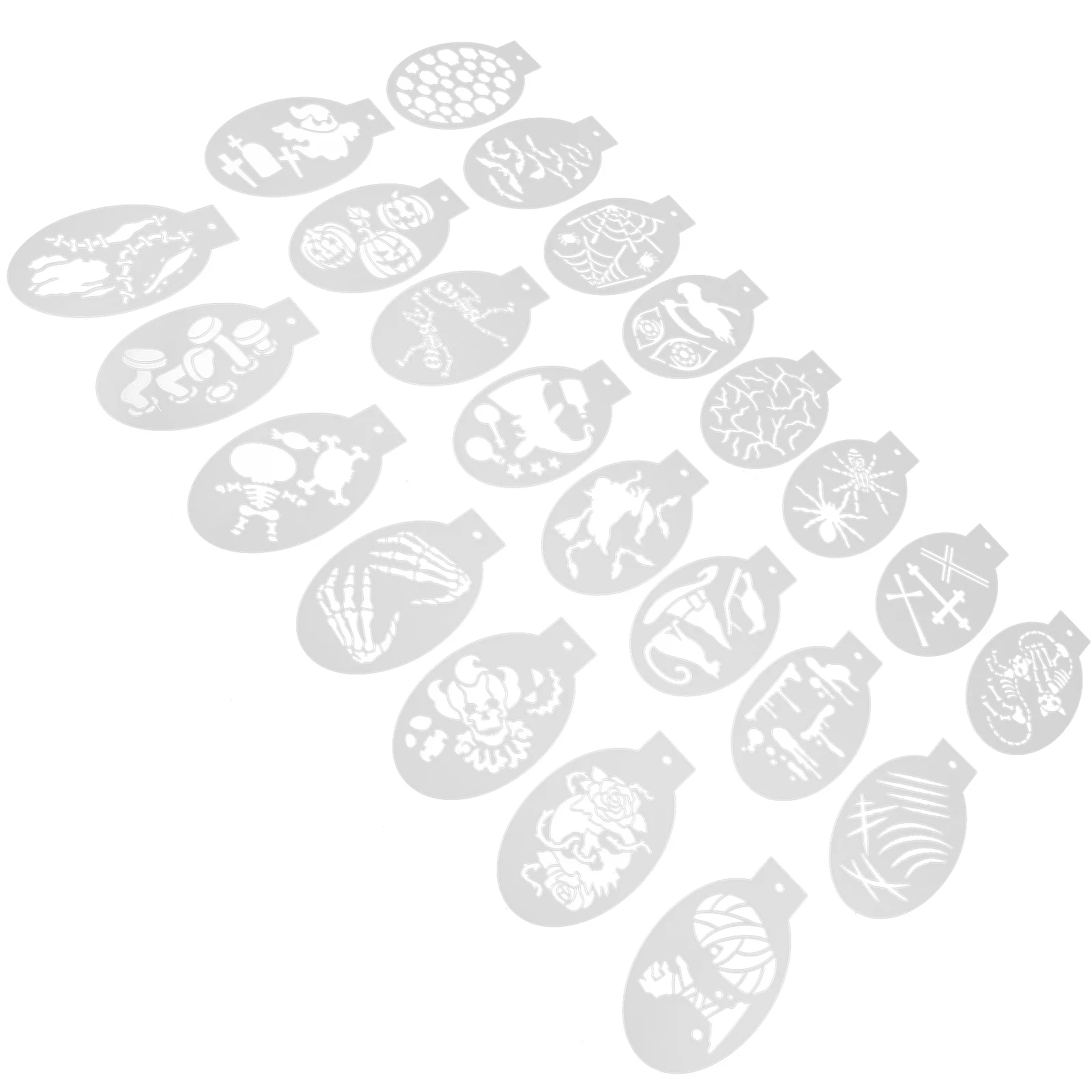 23-шт. детский шаблон для рисования на Хэллоуин трафареты лица домашнее животное