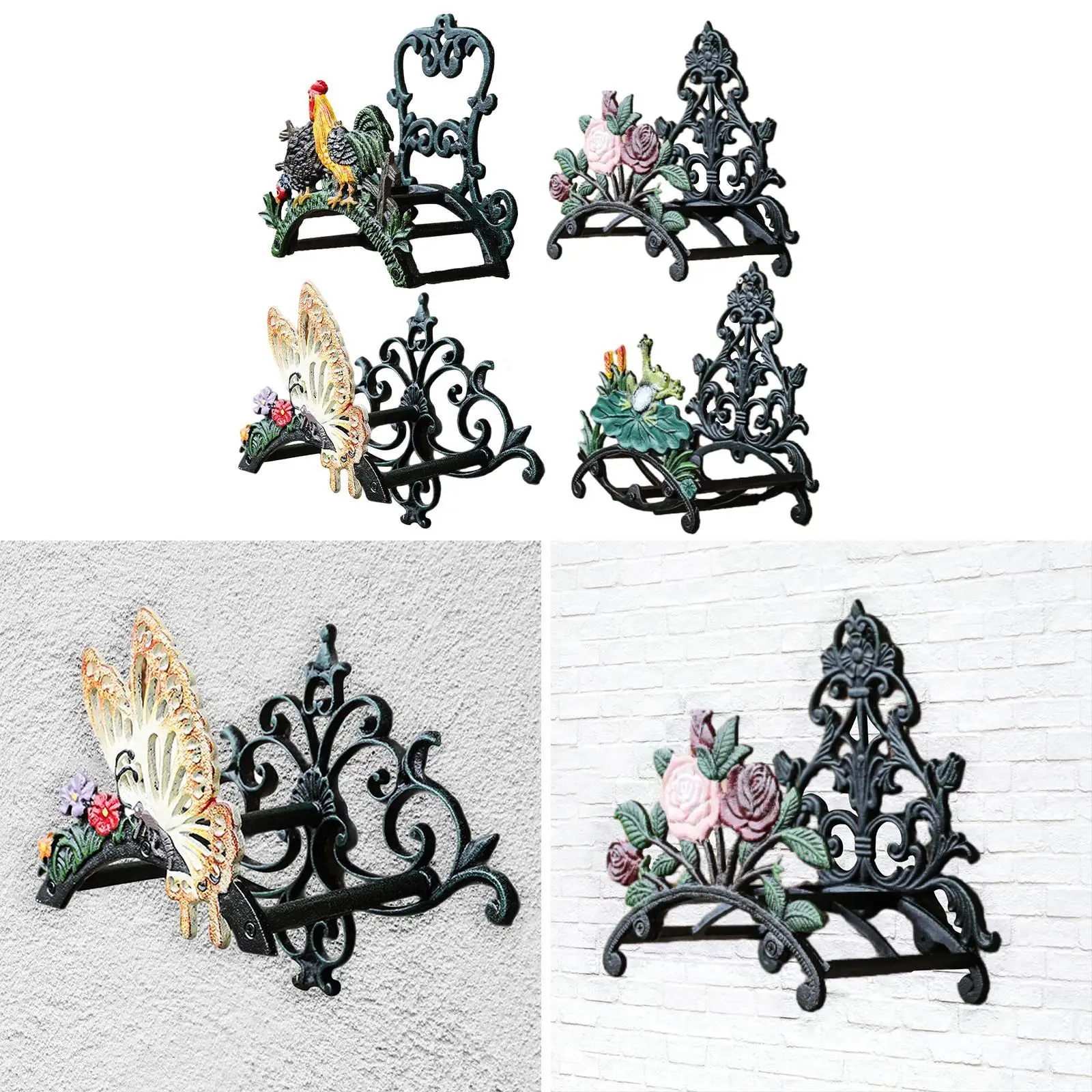 Настенная стойка для водяного шланга держатель садового винтажная простая в