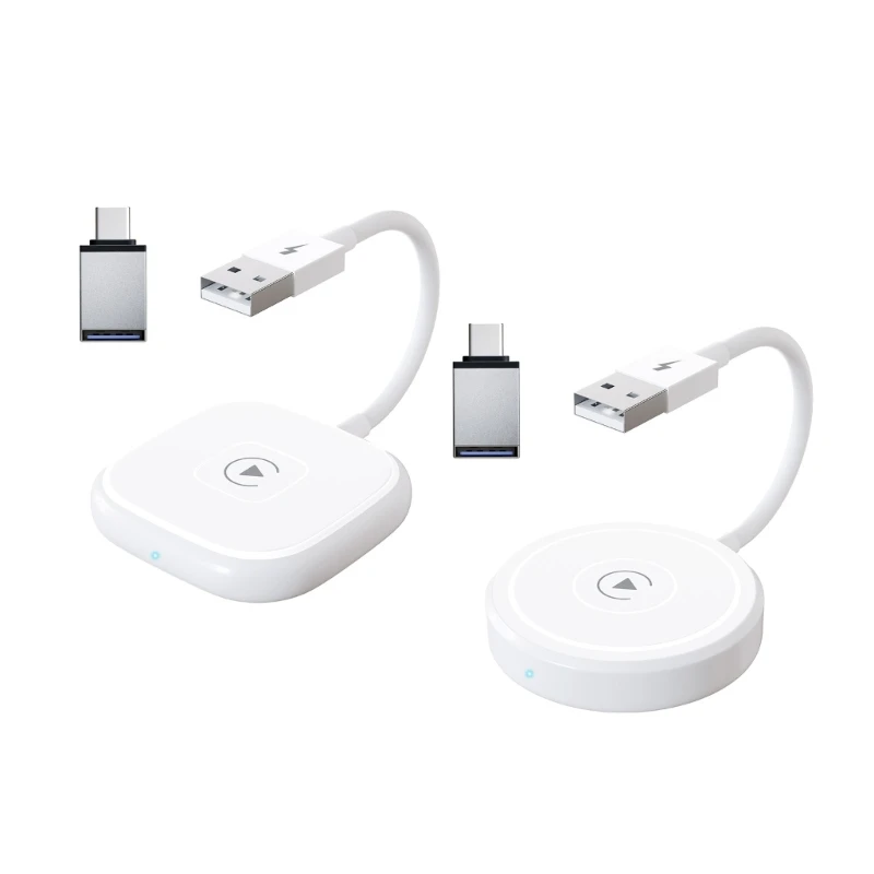 

Портативный конвертер Carplays Plug & Plays Y1UB, пластиковый адаптер, улучшающий качество вождения благодаря беспроводным