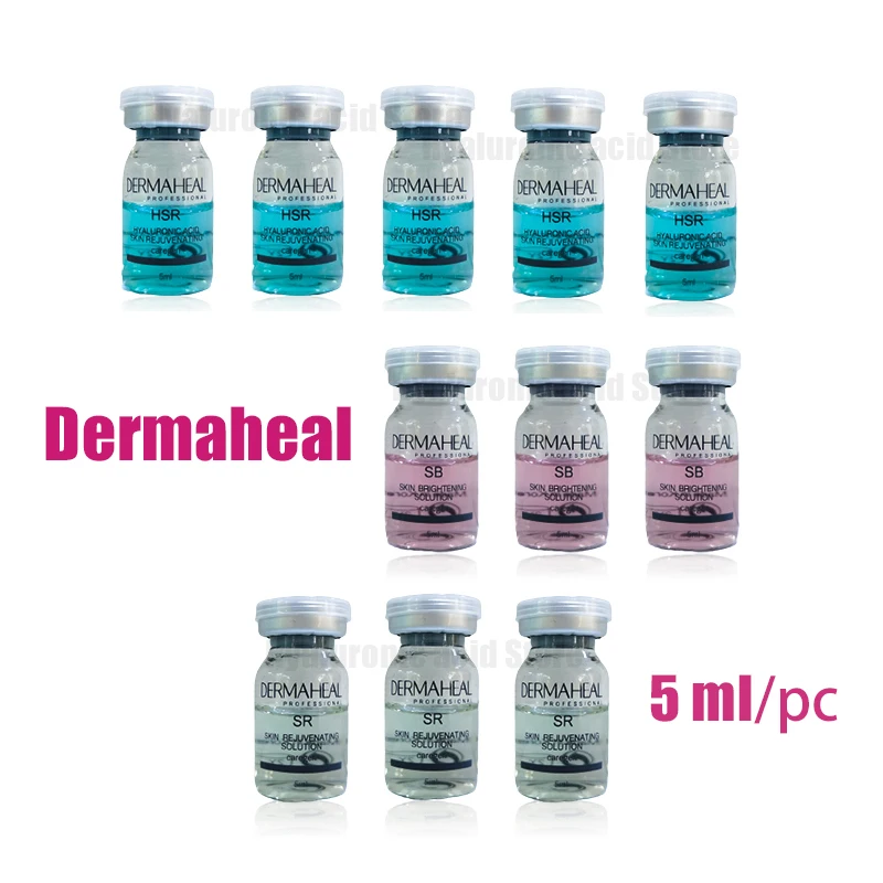 

Korean Dermaheal Hyaluronic Acid Ampoule Whiten Serum Meso Anti Wrinkle Freckle Removal Skin Care Beauty Skincare Anti-aging