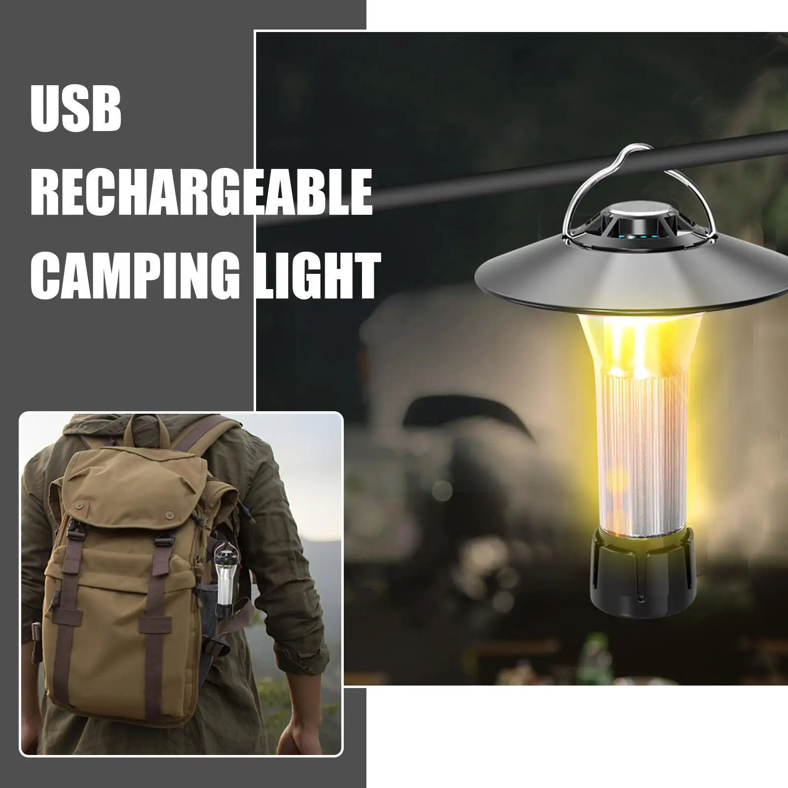 

Outdoor Camping Lamp Battery Level Display Flash Camping Fishing Led Mini Flashlight Hiking Emergency Lighting Lighthouse C5d6
