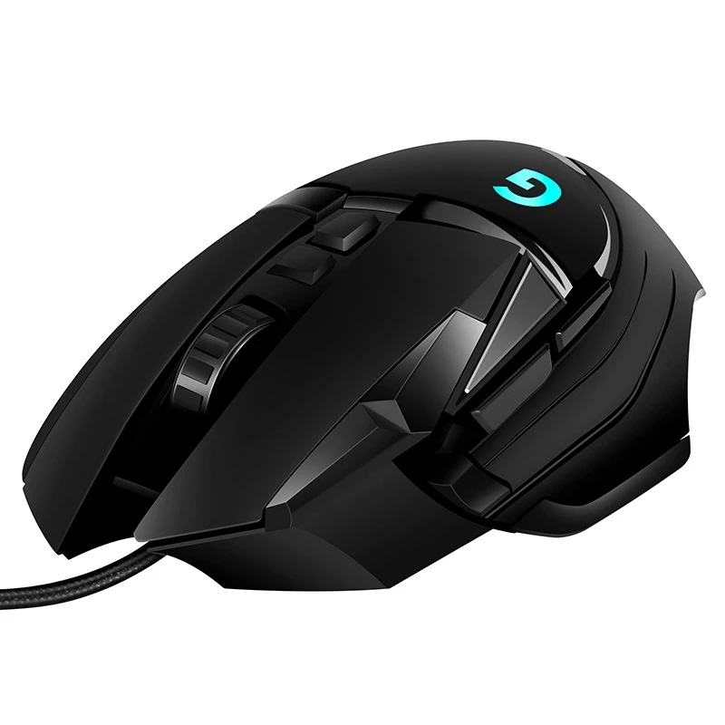 

AU42 -G502 Wired Gaming Mechanical Mouse RGB Gaming Anti-Sweat LED Backlit Practical Wired Mouse Black