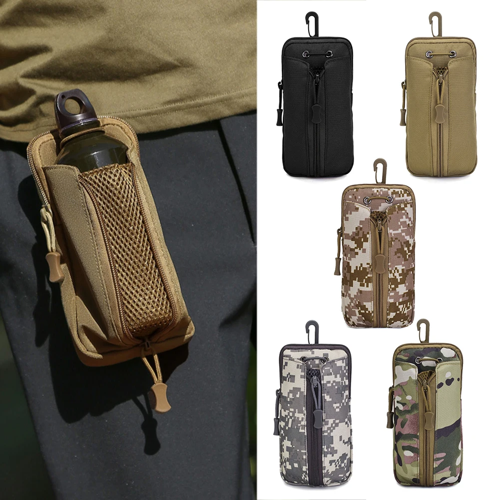 

Tactical Molle Pouch Water Bottle Holster Outdoors Camping Hiking Hunting Kettle Carrier Military Canteen Kettle Holder Bag