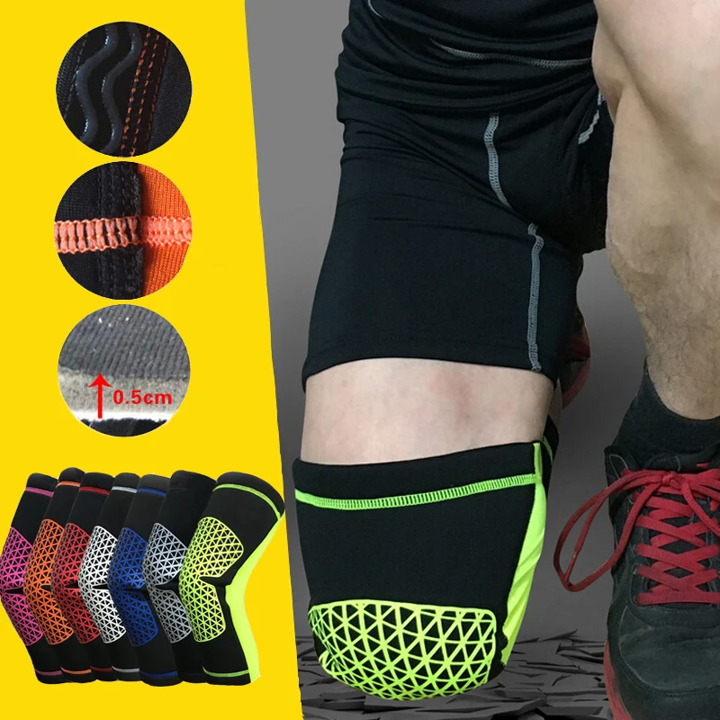 

Наколенники для баскетбола, футбола, фиксатор колена для бега, защита для спортивного фитнеса, рукава для ног, теплые наколенники для безопа...