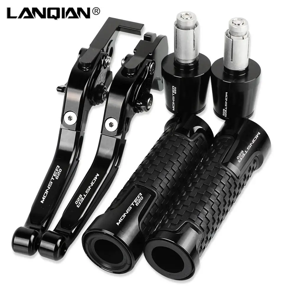 

Motorcycle Aluminum Brake Clutch Levers Hand Grips Ends For Ducati 620 Monster 620MTS 620 MTS 2003 2004 2005 2006 Accessories