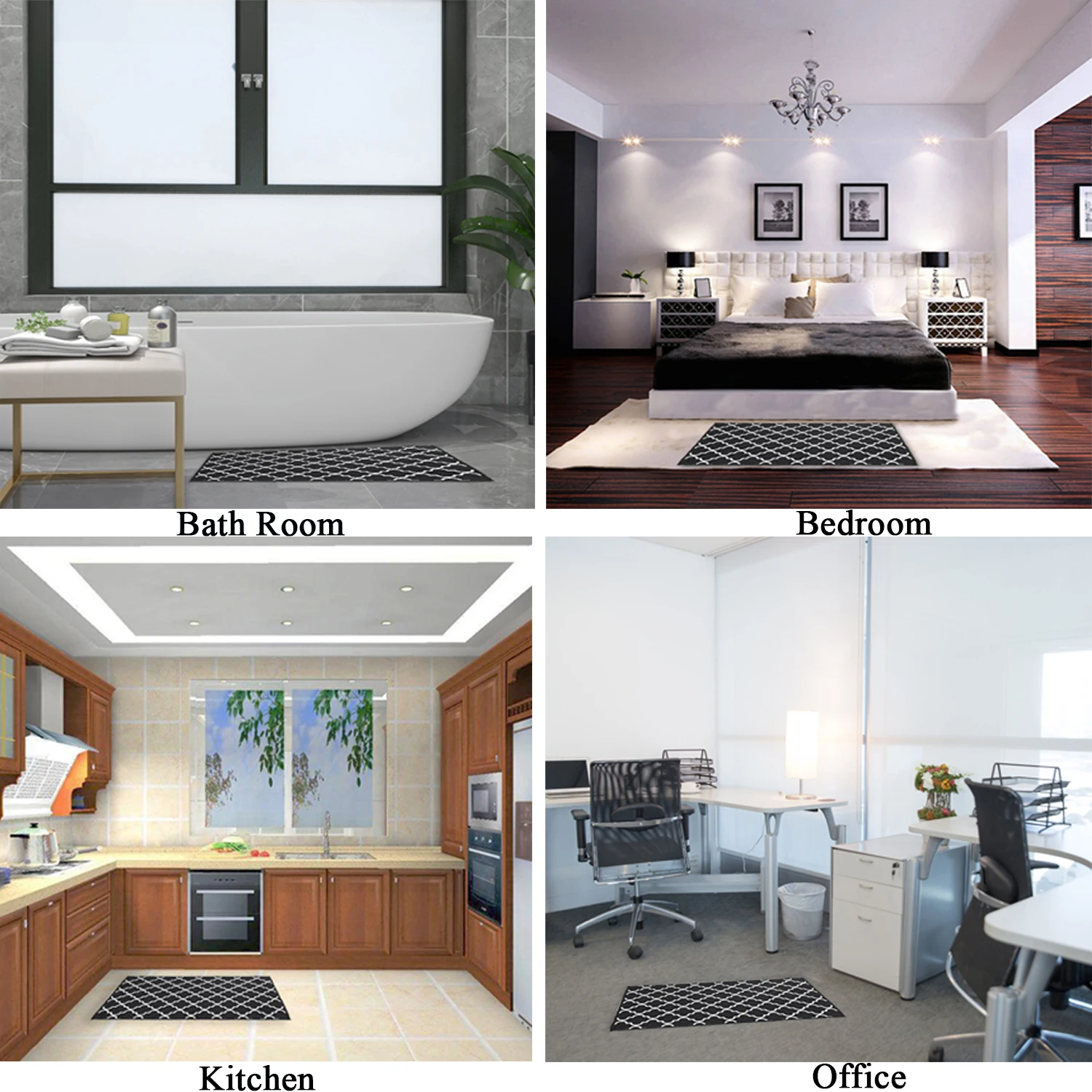 Нескользящий кухонный коврик моющийся длинный ковер для входной двери прихожей