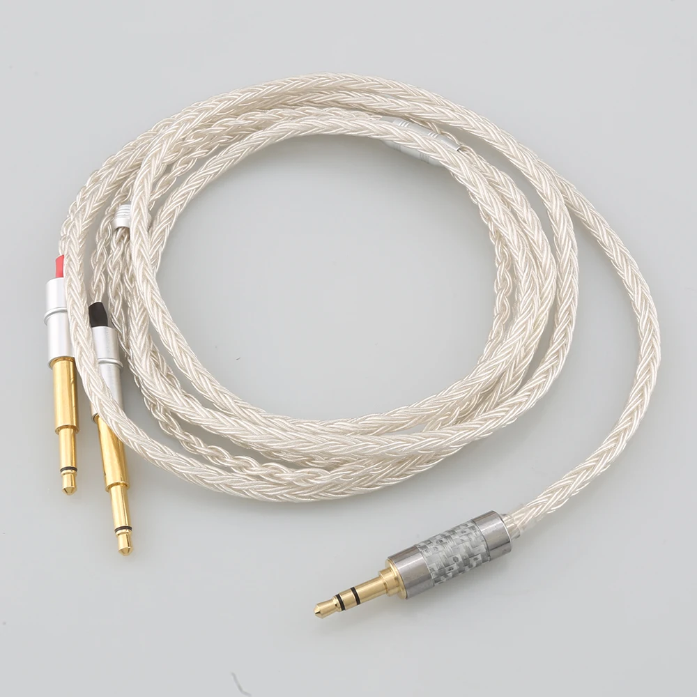 Cable de auriculares HiFi Chapado en plata, 16 núcleos, OCC, para Meze 99 Classics NEO NOIR