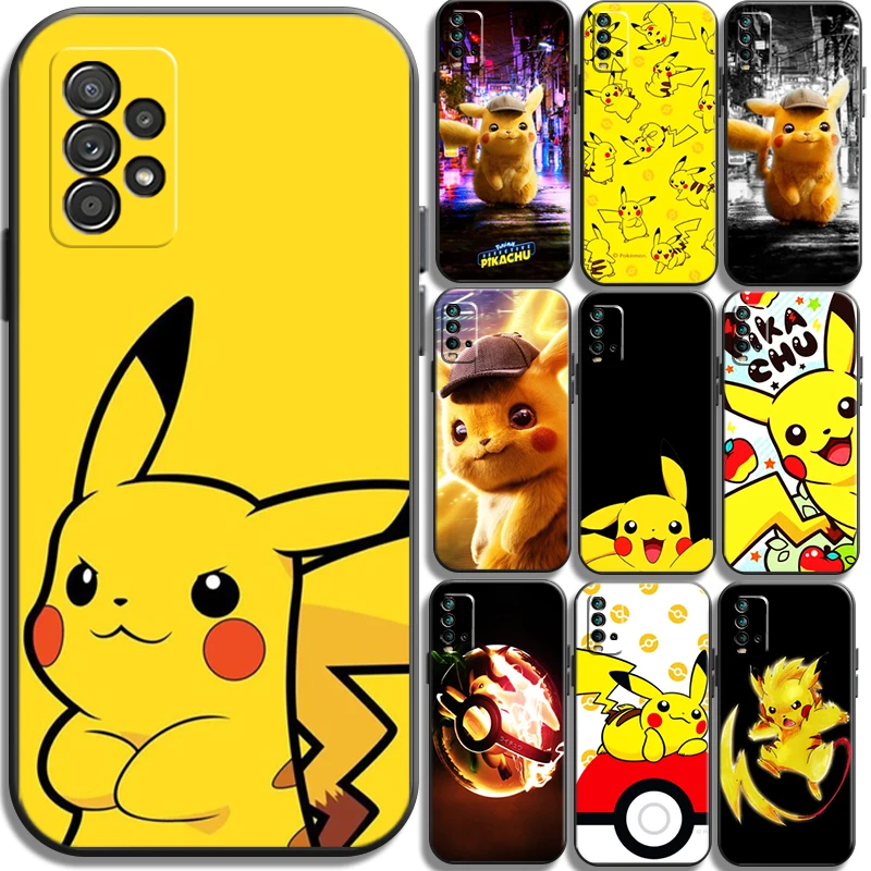 

Pokémon Pikachu Phone Cases For Xiaomi Redmi POCO X3 GT X3 Pro M3 POCO M3 Pro X3 NFC X3 Mi 11 Mi 11 Lite Soft TPU Funda Coque