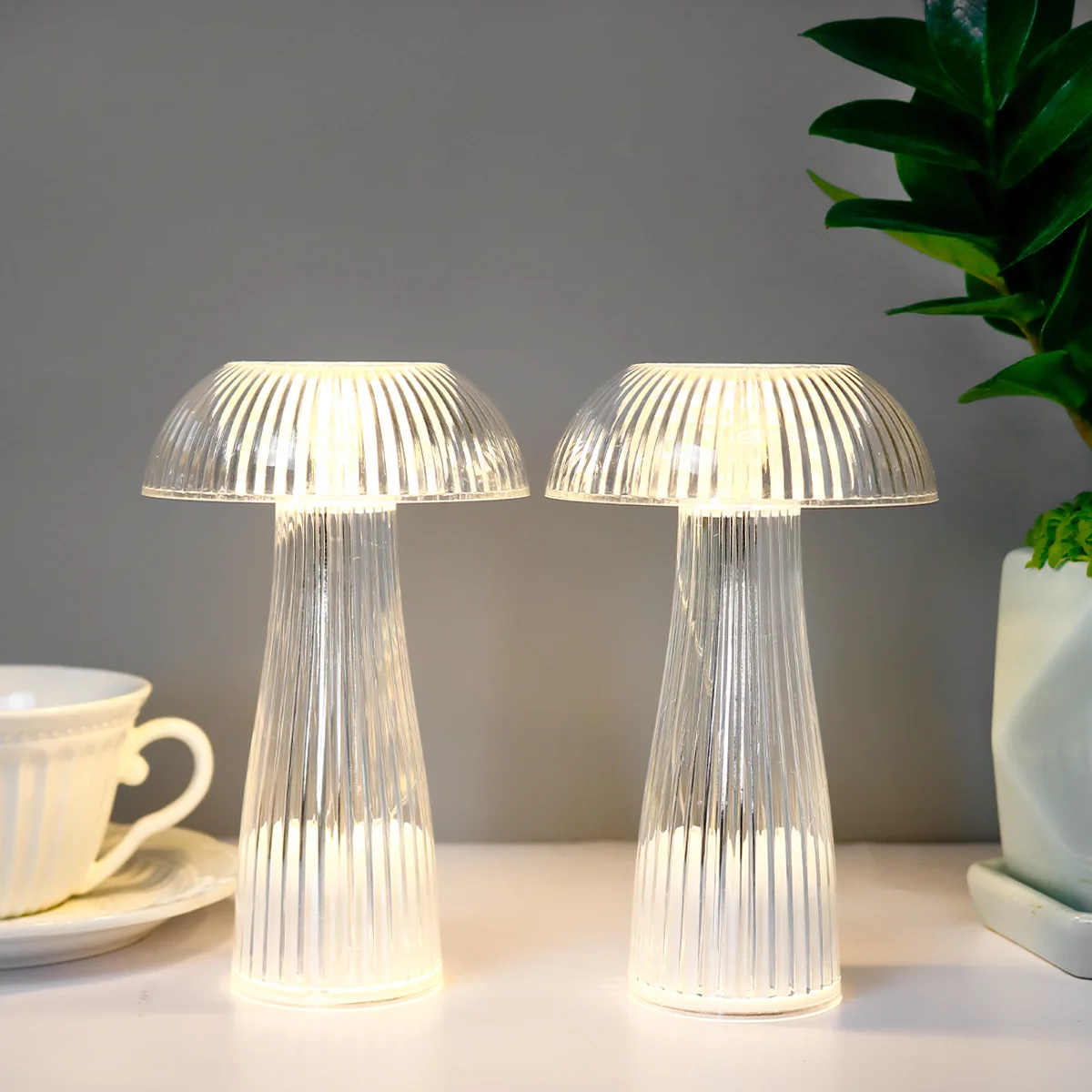 Светодиодный ночник в виде медузы грибная настольная лампа портативный