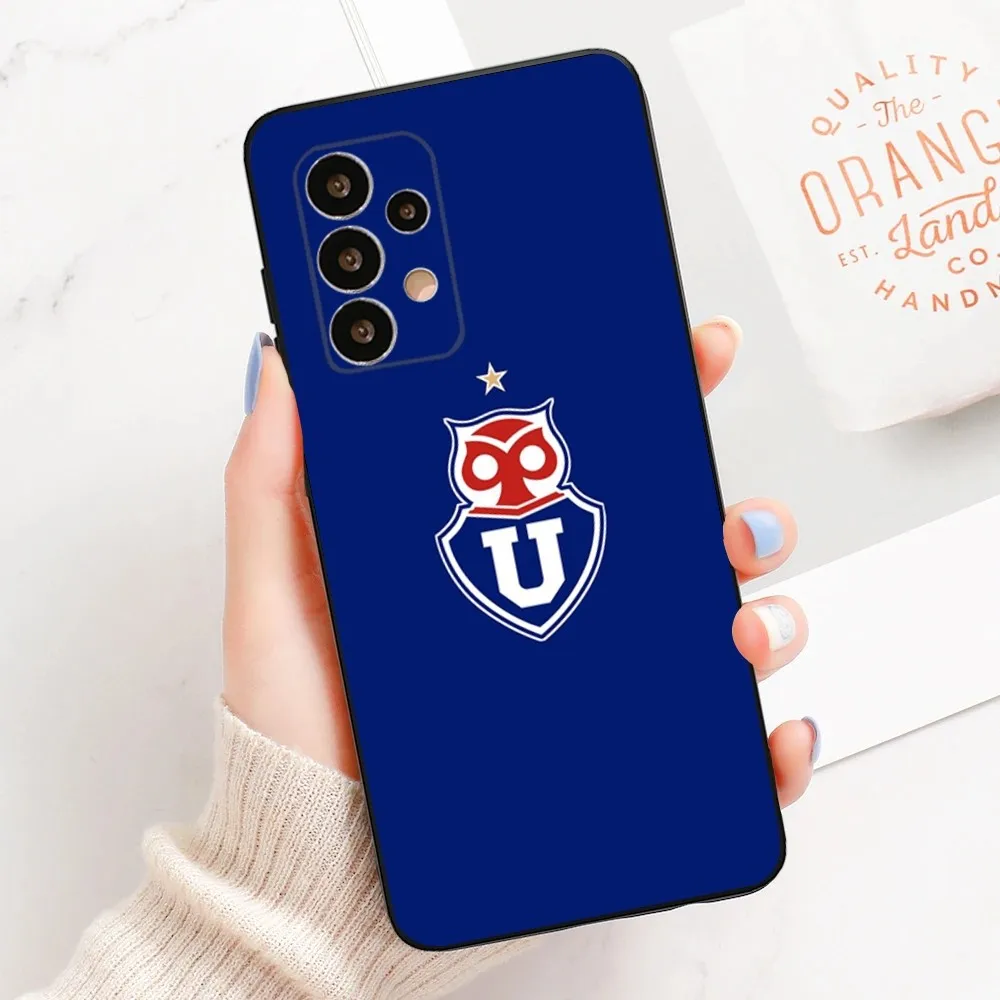 C- Chile University Logo Phone Case For Samsung Galaxy A20 A21s A22 A31 A32 A52 A53 A72 73 A80 A91Soft Black Cover