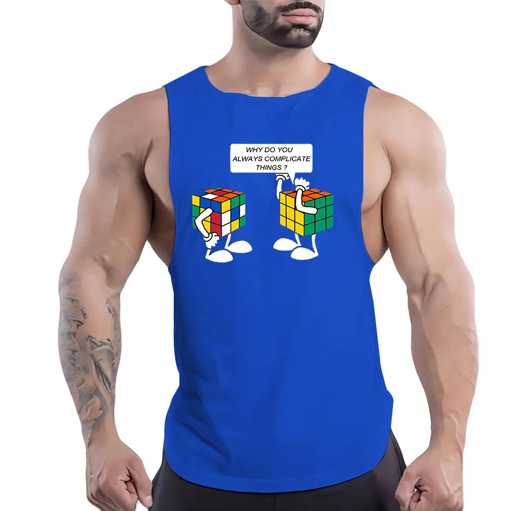 

Y2k Sport Tank Top Four Season Quick Dry Men'S Clothing Basketball Gym Sleeveless Shirt Fnaf Fashion Leisure Breathable Outdoor