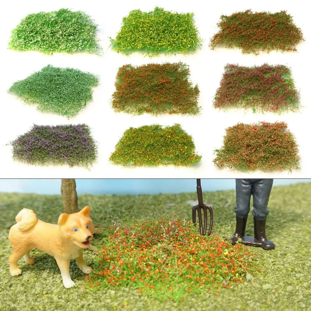 

Micro Landscape Flower Grass Tufts Simulation Lawn Wildflowers In The Countryside Grass Planting Shrub Vegetation Scenario Model