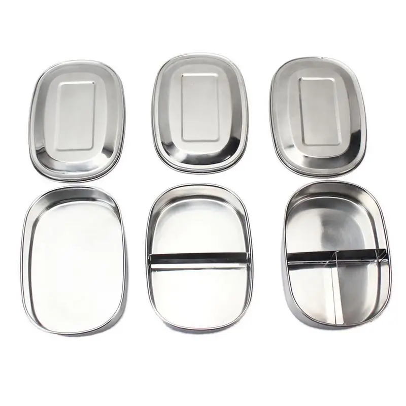 

Stainless Steel Food Containers Space Saving Refrigerator Storage Box Stainless Steel Snacks Containing Pot Kitchen Accessory