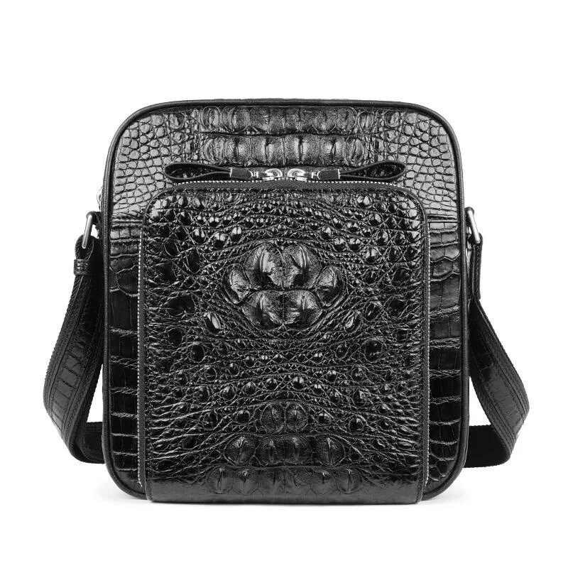 

Genuine Leather Messenger Fashion Bag Crossbody Bags For Men Business Briefcase Men's Shoulder High Grade Alligator Handbags