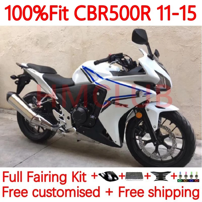 

Injection For HONDA CBR500 CBR 500 R 500R RR CBR500R 2011 2012 2013 2014 2015 500CC 11 12 13 14 15 Fairing 63No.82 glossy white