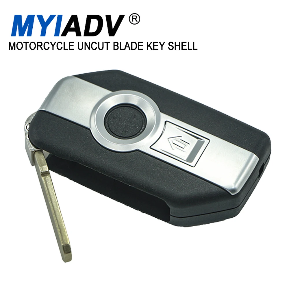 

For BMW R1200GS R1250GS R1200RT K1600 GT GTL F750GS F850GS ADV Motorcycle Key Uncut Blade One-Click Keyless Start Remote Control