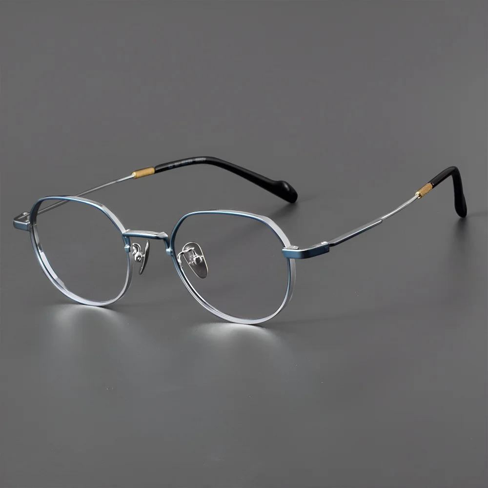 Элегантная женская модная круглая оправа для оптических очков титановая