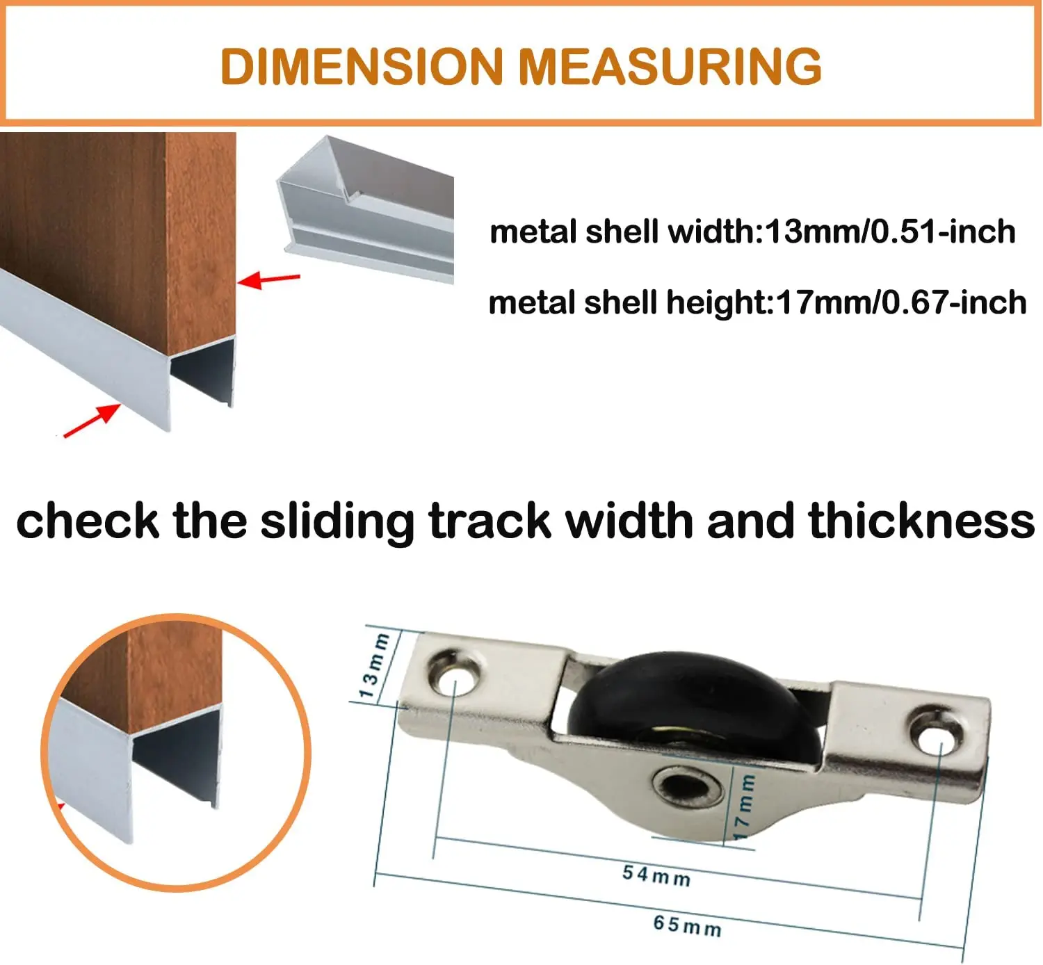 MroMax 2 шт. 29 мм Диаметр нейлон черный одно колесо гальваническое покрытие