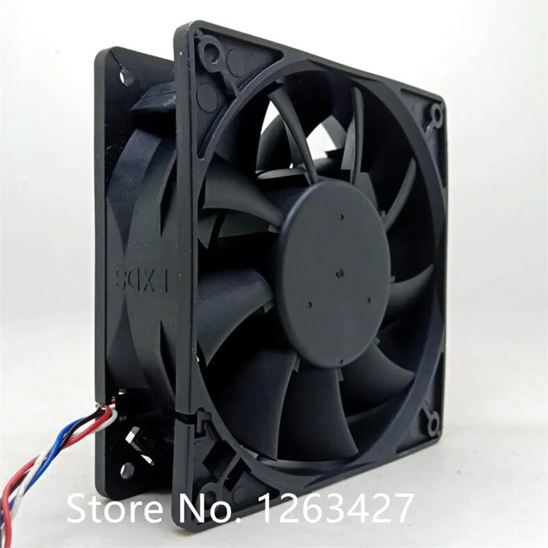 Вентилятор E9 + E10 FDW12038M12TB 12038 12V 12cm 3.00A четырехпроводный вентилятор с поворотом на