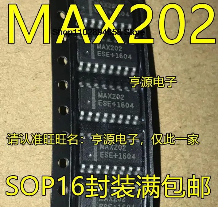 5 шт. MAX202 MAX202CSE MAX202ESE SOP16. Заказывайте этот товар.