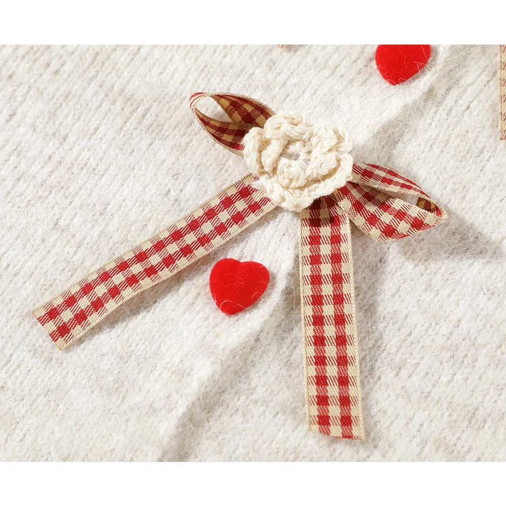 Xinmonlee Western Sle Chic Высококачественный мягкий клейкий свитер с деревянными ушками