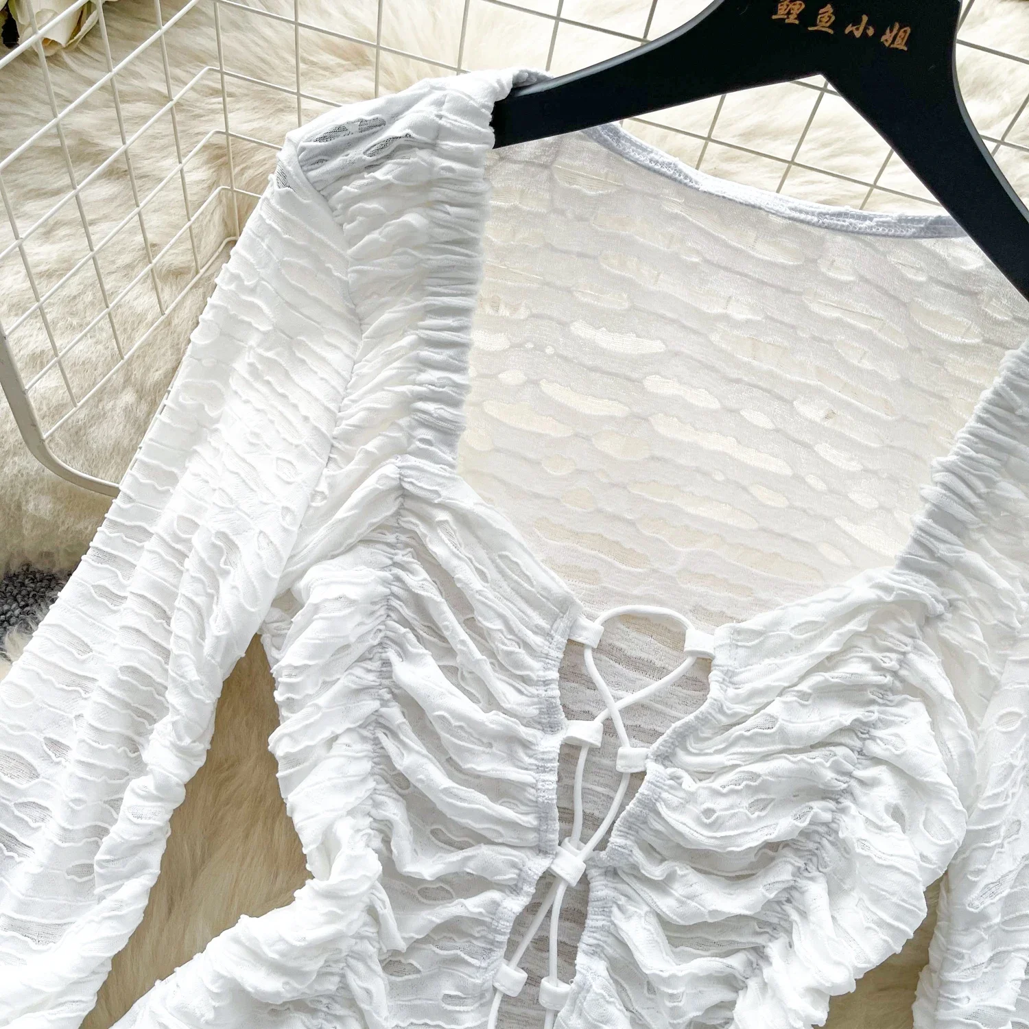 Hotsweet винтажный элегантный квадратный воротник с длинными рукавами шикарный