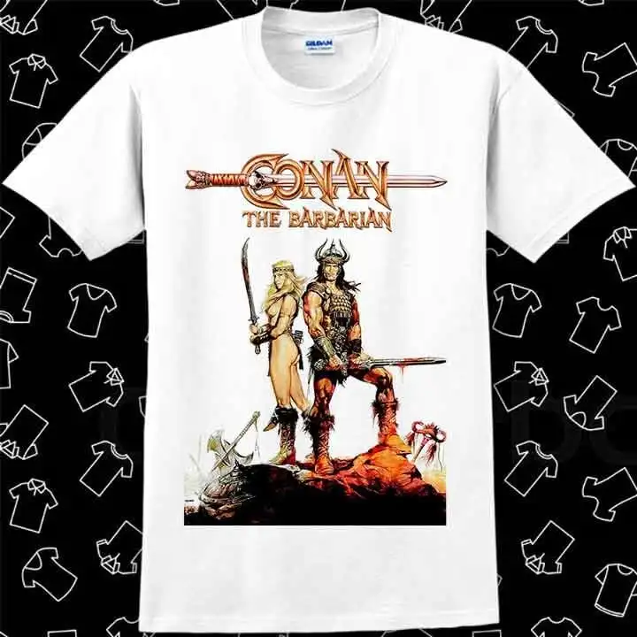 Conan арарарский фильм Арнольд футболка мемы геймер лучший продавец топ R847