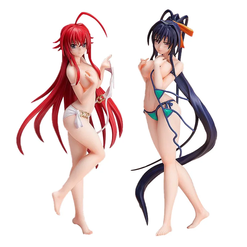

13 см аниме старшая школа DxD Rias Gremory Himejima Akeno сексуальный купальник для девушек Ver. Экшн-фигурка из ПВХ, Коллекционная модель для взрослых, игру...