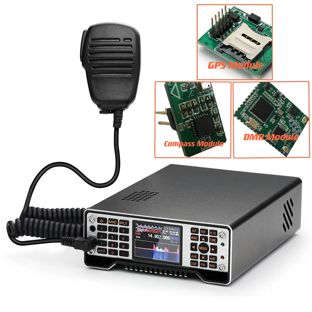 Original Q900 V3 100KHz-2GHz HF/VHF/UHF ALL Mode SDR Transceiver Software Defined Radio DMR SSB CW RTTY AM FM 3rd Generation enlarge