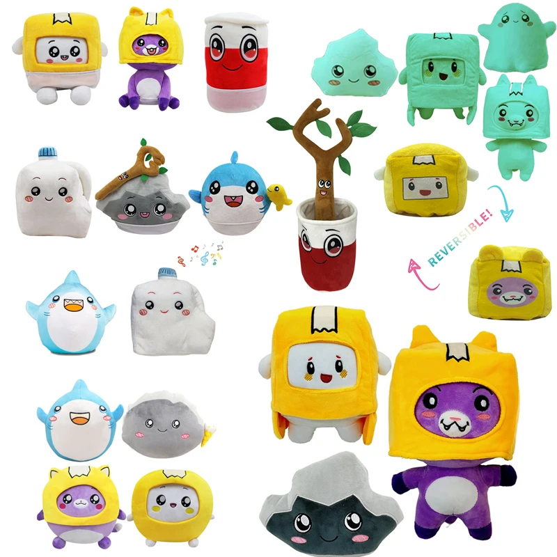 Игрушка плюшевая ankybox съемный мультяшный робот мягкая игрушка подарок для детей