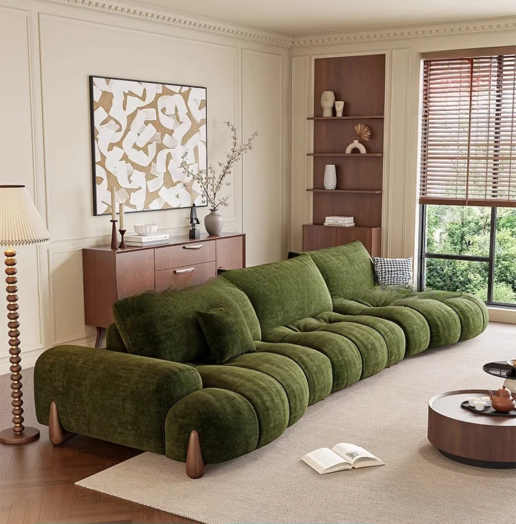 Оксамитовый диван Chenier средний антикварный для гостиной регулируемая спинка