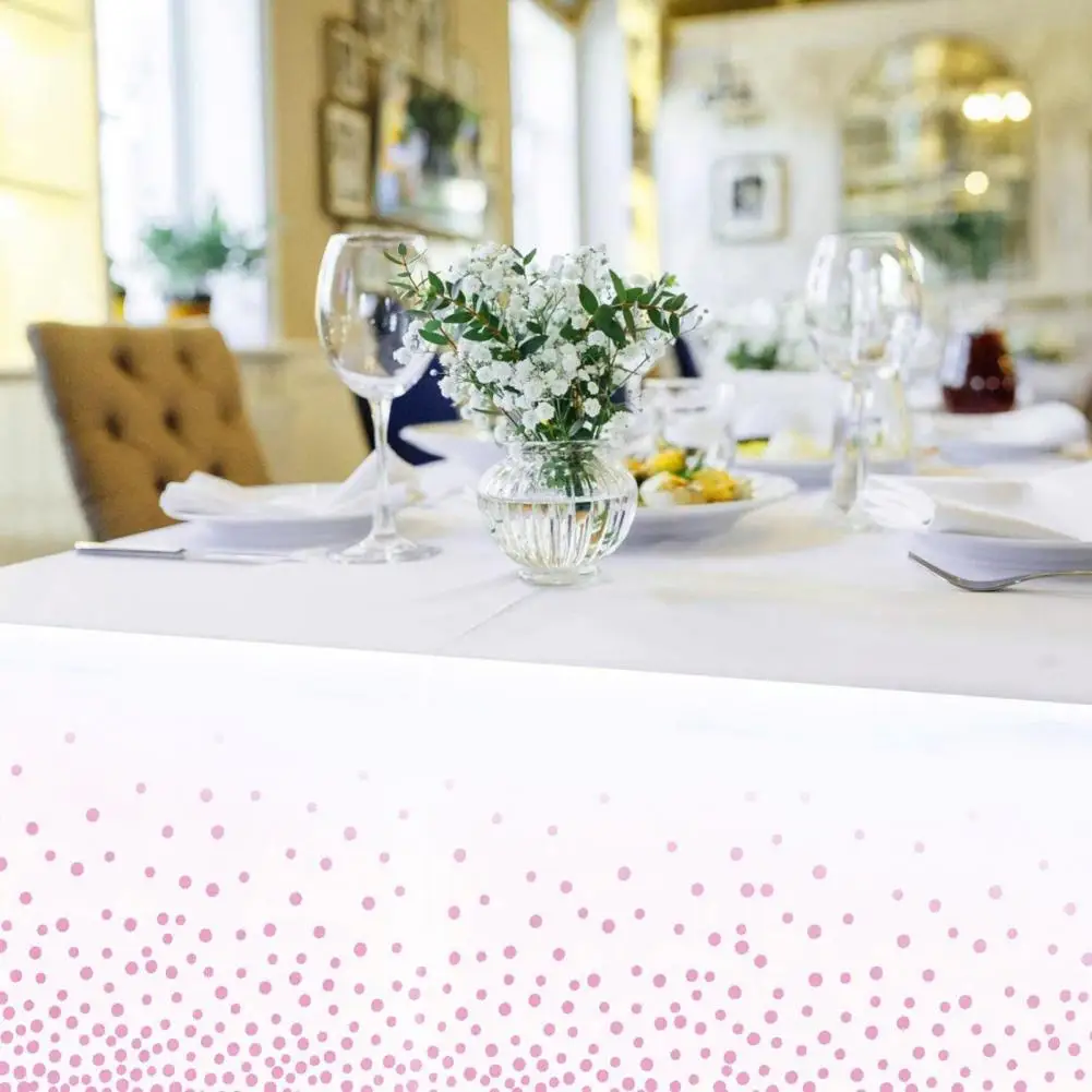 

1 Set Wearable Table Cover Thick Tablecloth Smooth Table Decoration Party Decoration Tablecloth And Satin Table Runner
