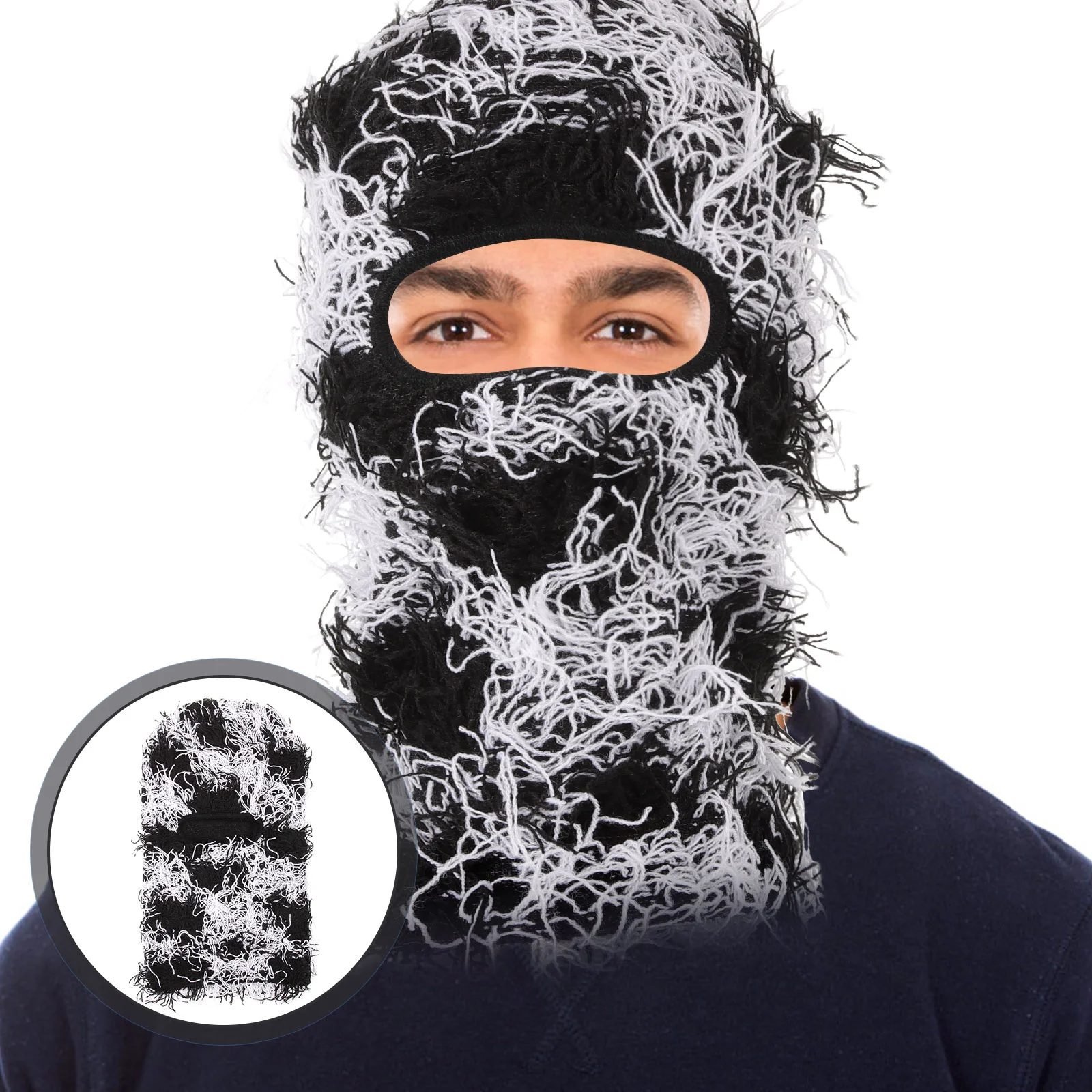 

Facemask Ski Balaclava Beanie Hiking Sandles Cool Polyester Men Fuzzy Masks