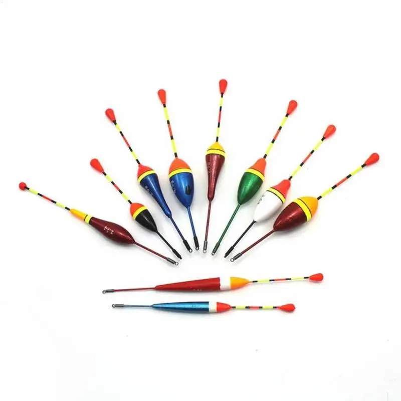 

10 шт. набор рыболовных поплавков, поплавок, поплавок, вертикальный поплавок, Рыболовные Поплавки для рыбалки, разные снасти, колебания, инст...