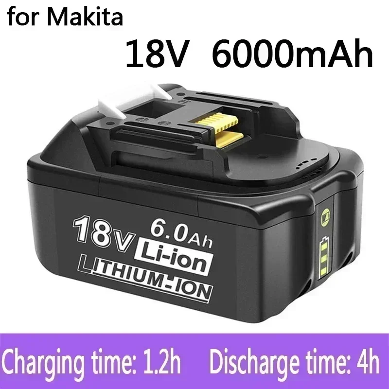 Аккумуляторная батарея для электроинструментов Makita 18 В 6000 мАч