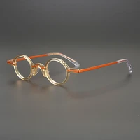 acetate glasses frame men vintage small round glasses women retro square eyeglass optical myopia eyeglasses frames eyeweay man