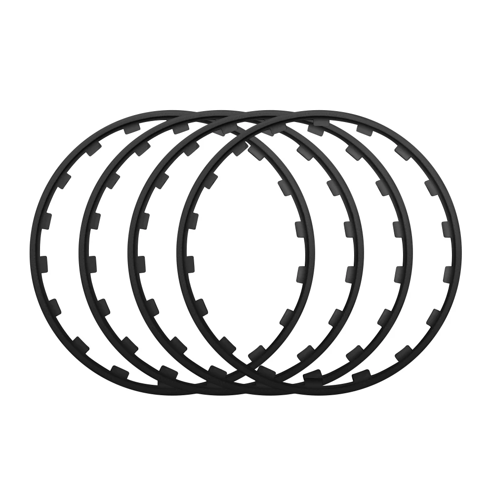 

2025 Лидер продаж, 16/17/18/19/20 дюймов, 4 шт., универсальные автомобильные колесные диски, защитное кольцо для края, декоративная полоса для защиты шин для Tesla